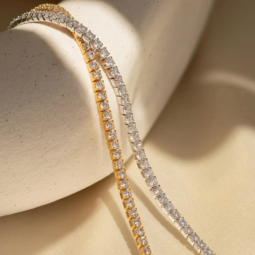 Zirconia Tennis Bracelet