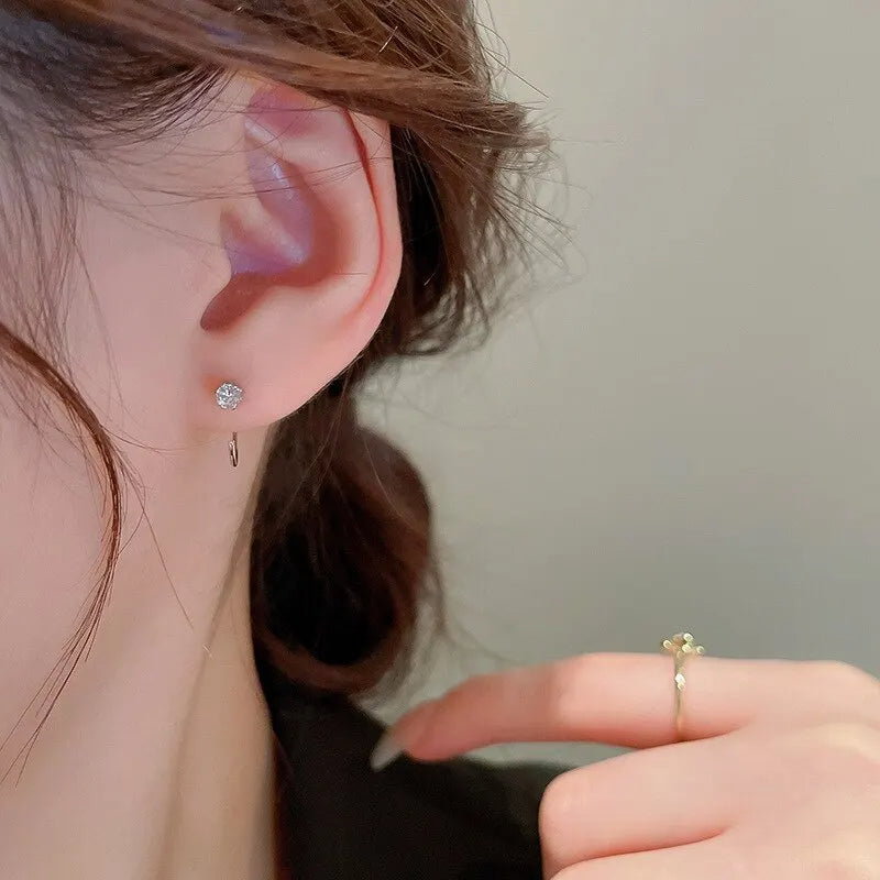 Round Hoop Earrings