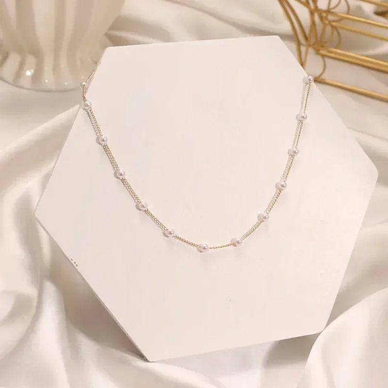 Pearl Choker Necklace