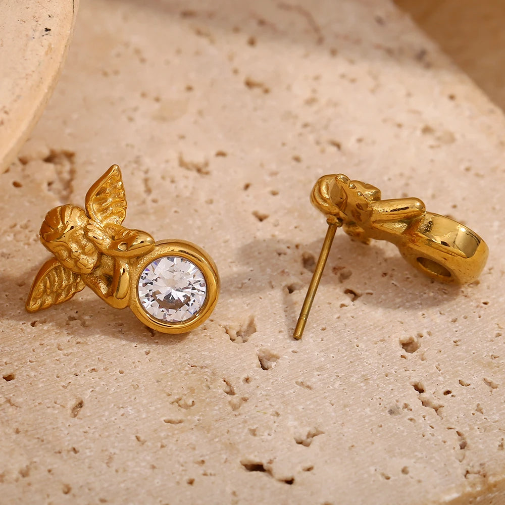 Angel Stud Earrings