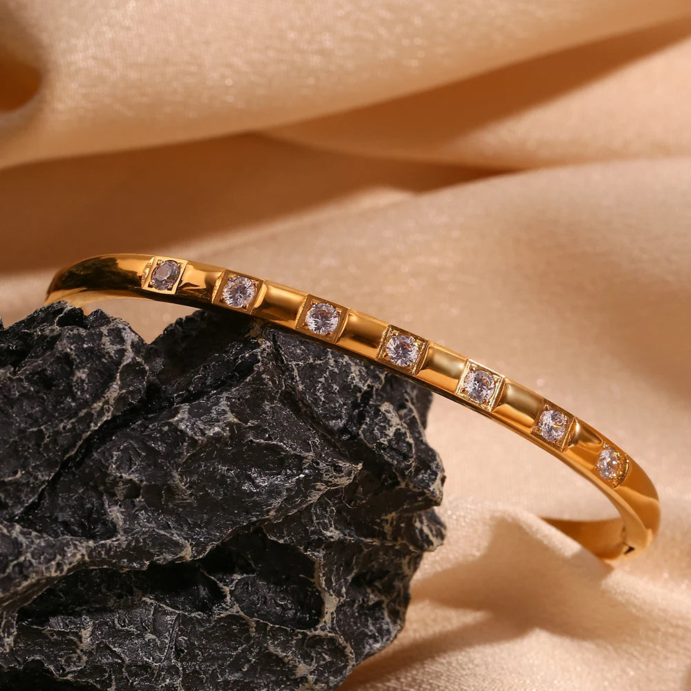 Gold Rhinestone Bracelet