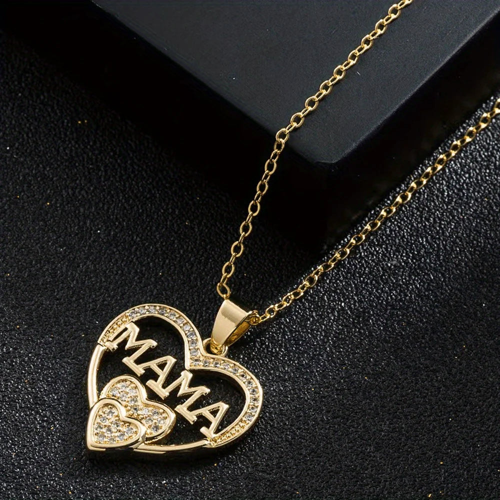Golden Mama Love Necklace