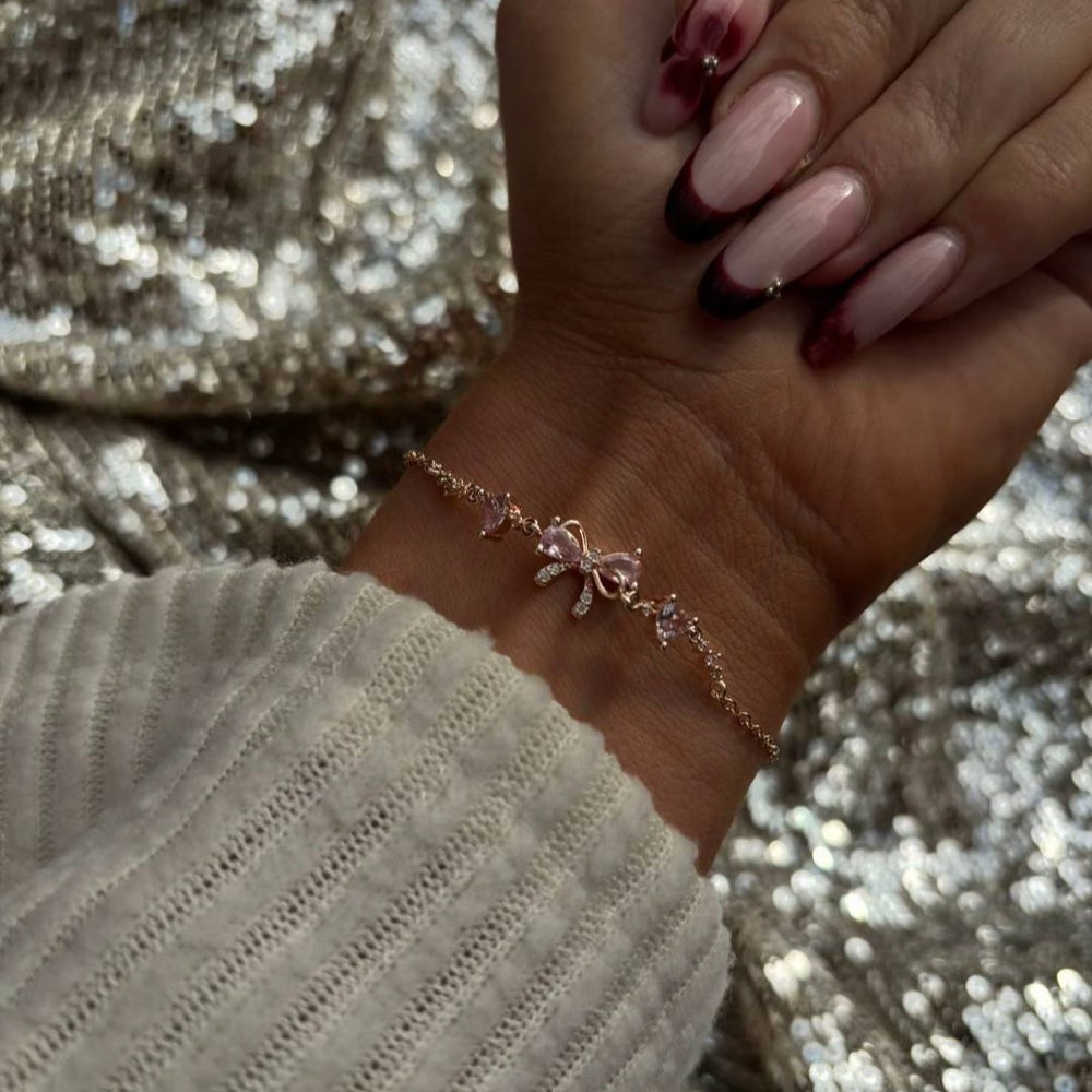 Bowknot Heart Bracelet