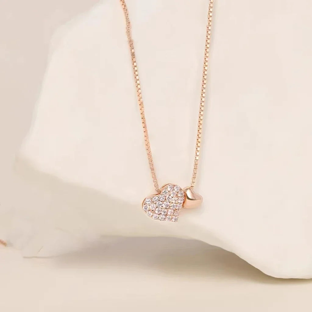 Double Heart Necklace