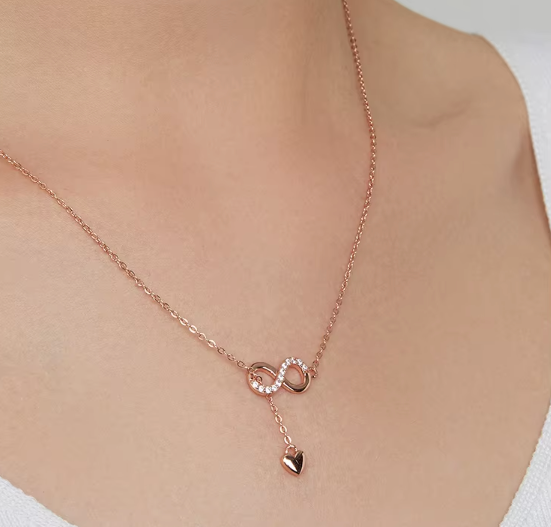 Sterling Silver Infinite Love Necklace