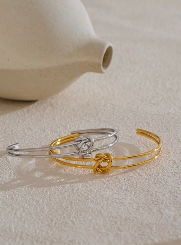 Double Knot Cuff Bracelet