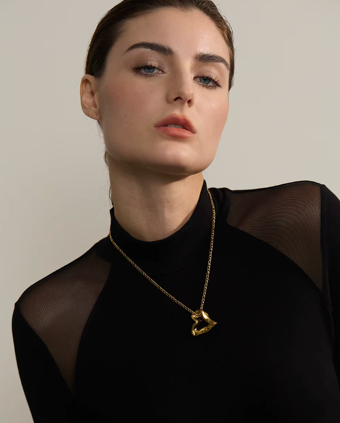 Hollow Heart Necklace