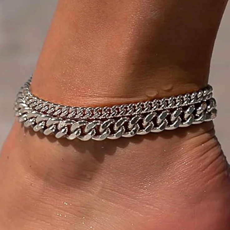 Cuban Chain Ankle Bracelet