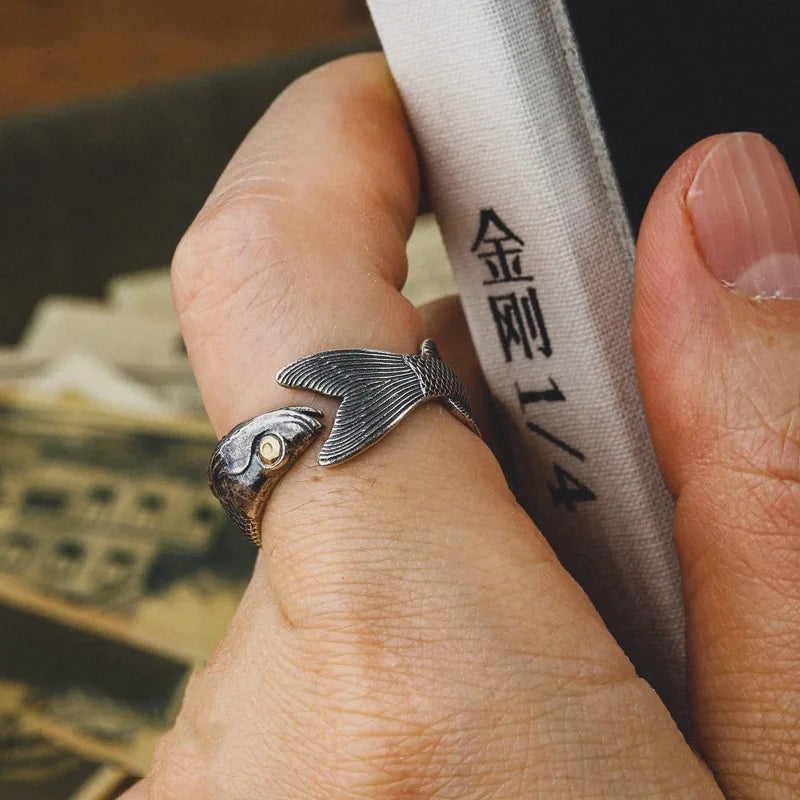 Eternal Flow Fish Ring