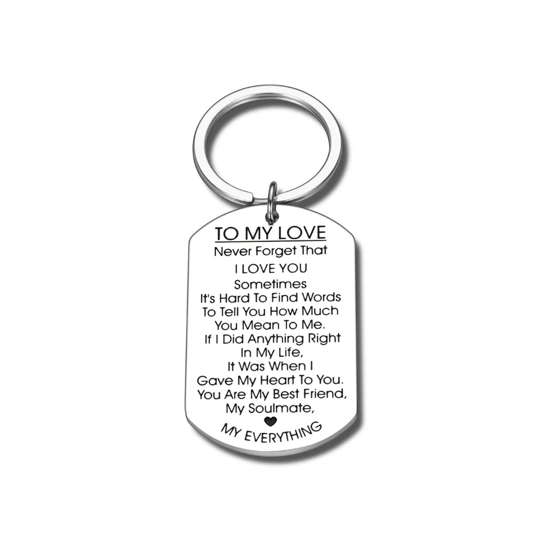 "To My Love" Keychain