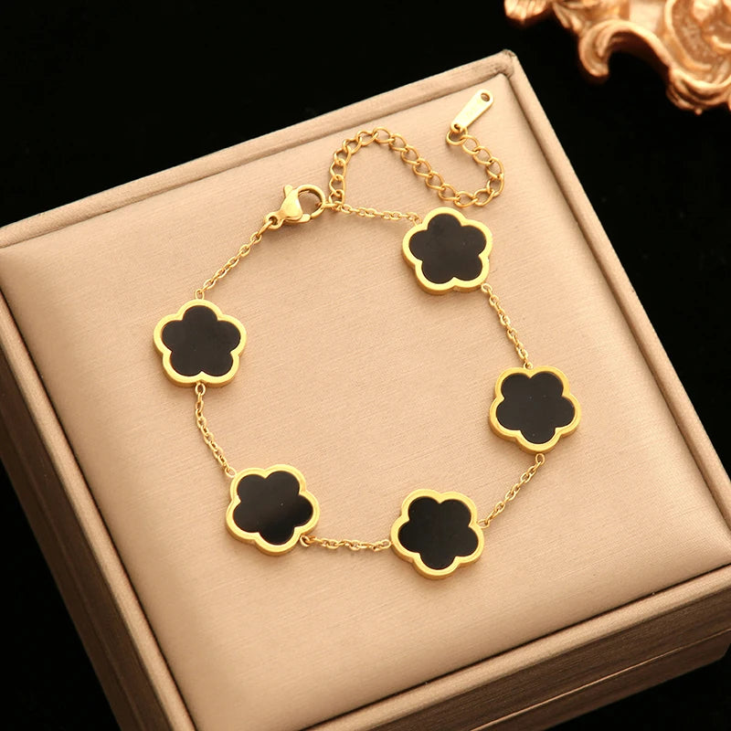 Five Leaf Clover Bracelet