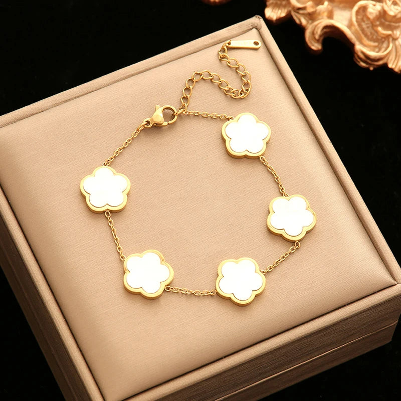 Five Leaf Clover Bracelet