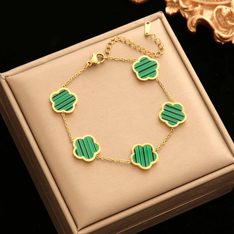 Five Leaf Clover Bracelet