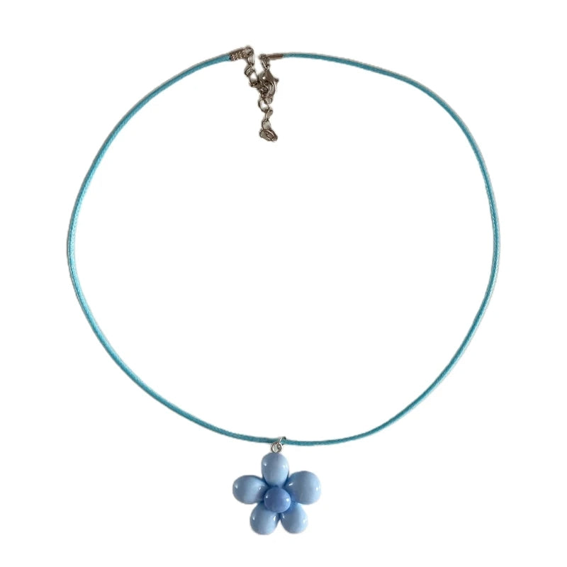 Colorful Flower Necklace