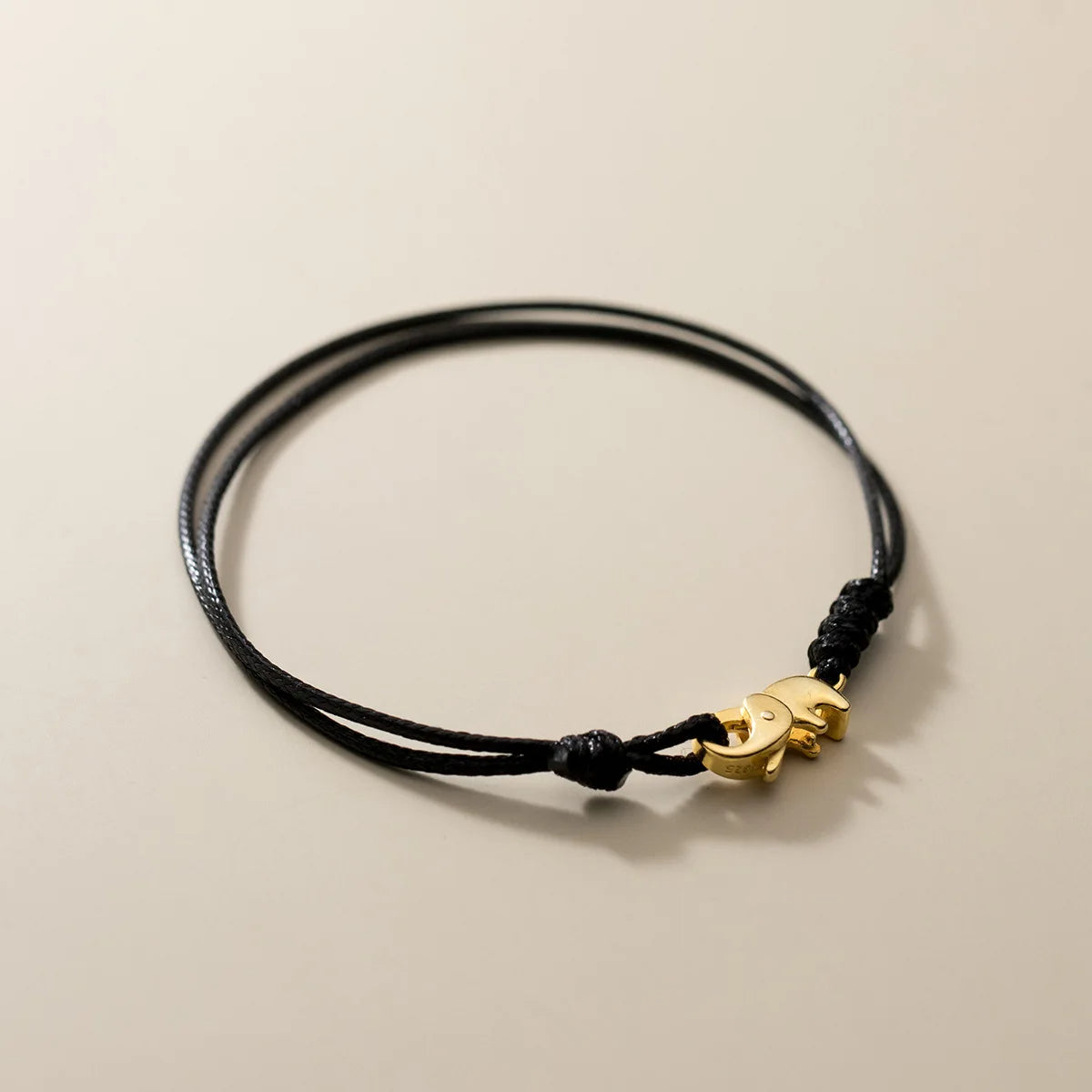 Elephant Charm Thread Bracelet