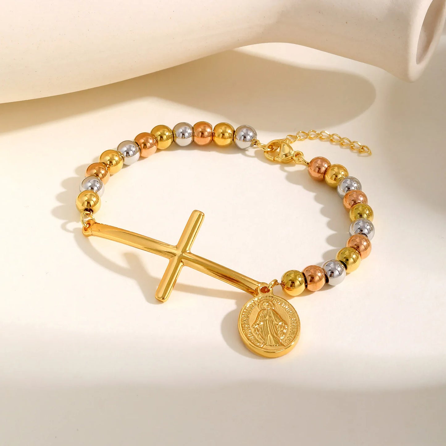 Cross St. Benedict Oval Bracelet