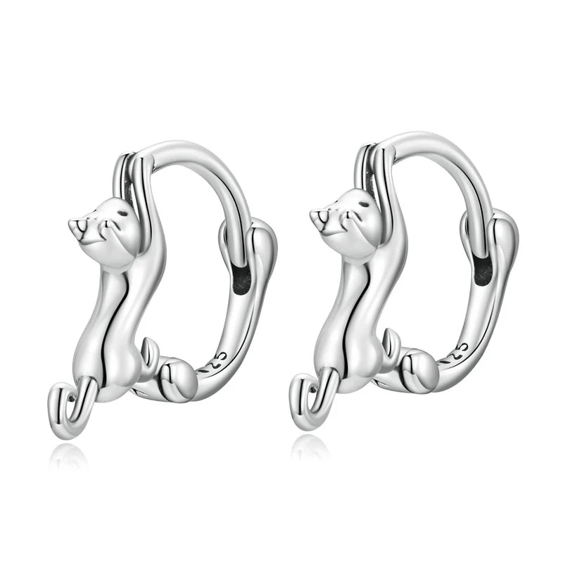 Cute Cat Stud Earrings