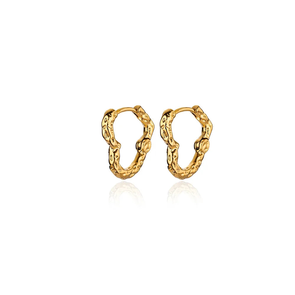 Heart Hoop Earrings