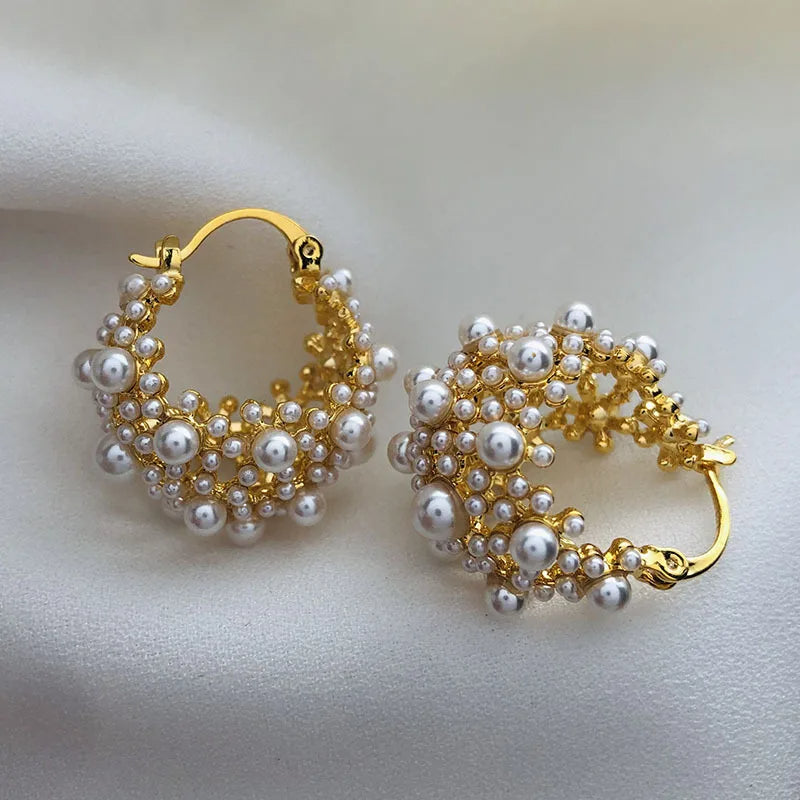 Irregular Pearl Earrings