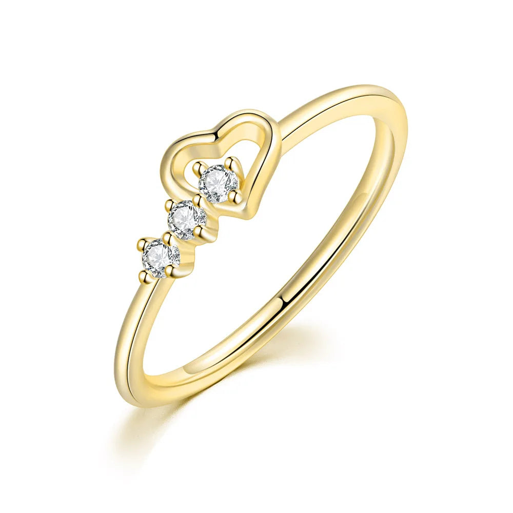 Dainty Love Heart Ring