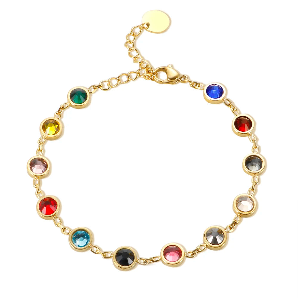 Colorful Bejeweled Bracelet