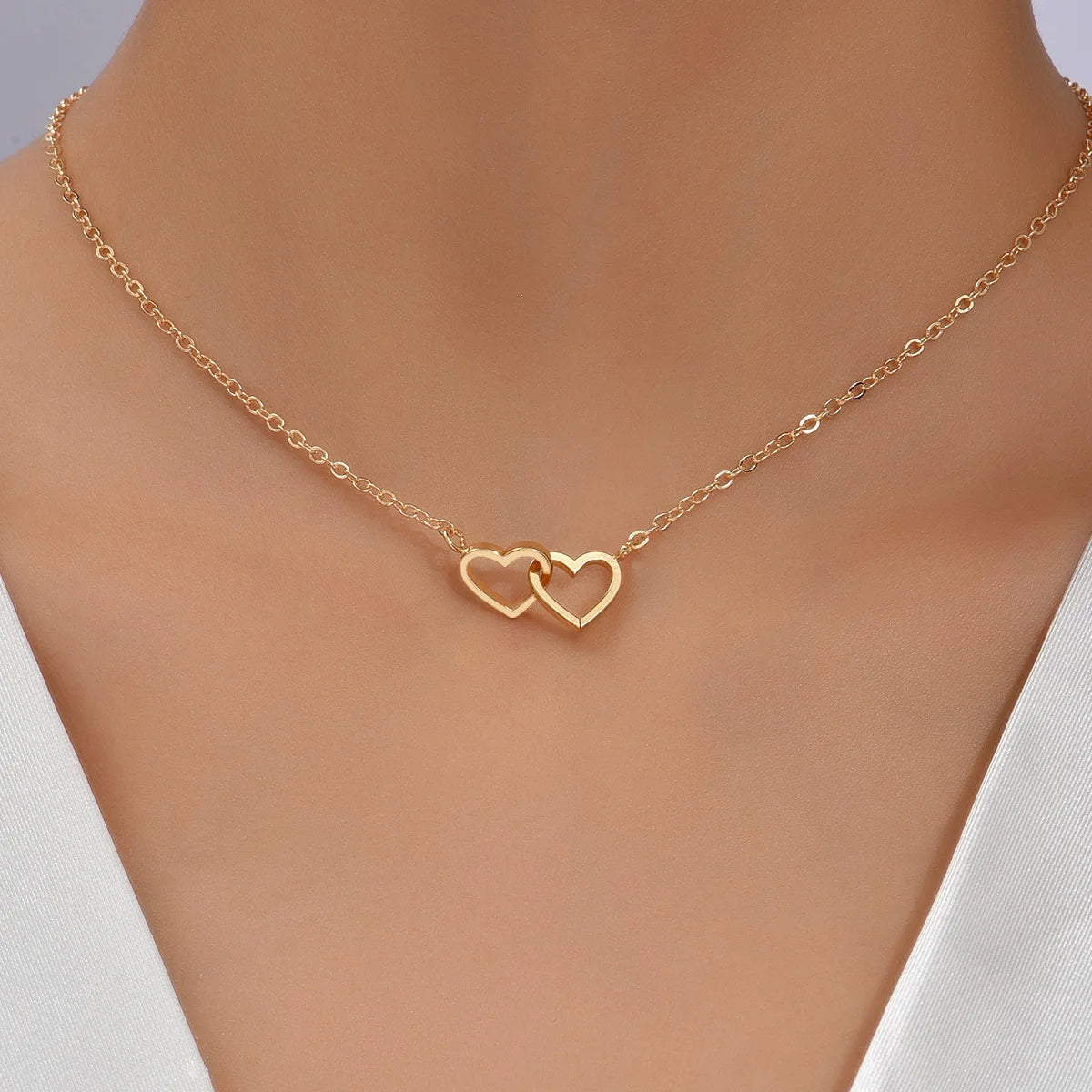 Interlocking Hearts Necklace