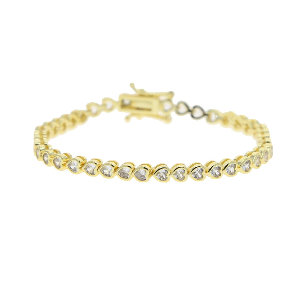 Geometric Tennis Bracelet