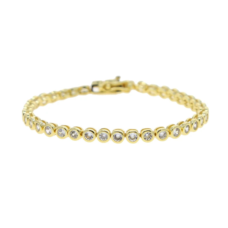 Geometric Tennis Bracelet