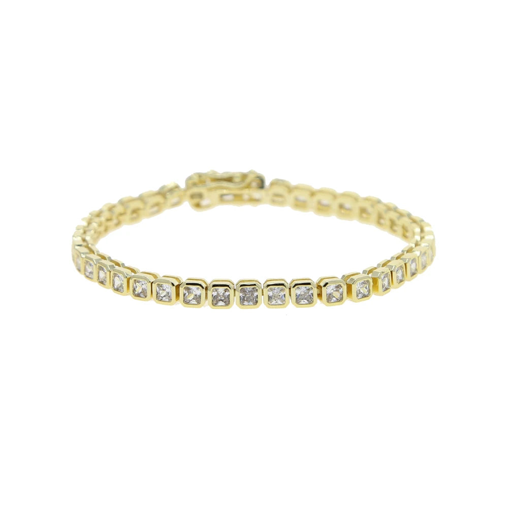Geometric Tennis Bracelet