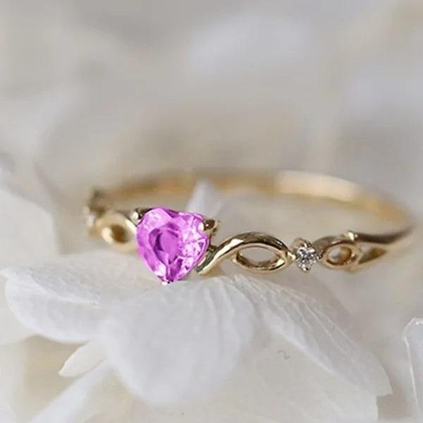 Heart Infinity Ring