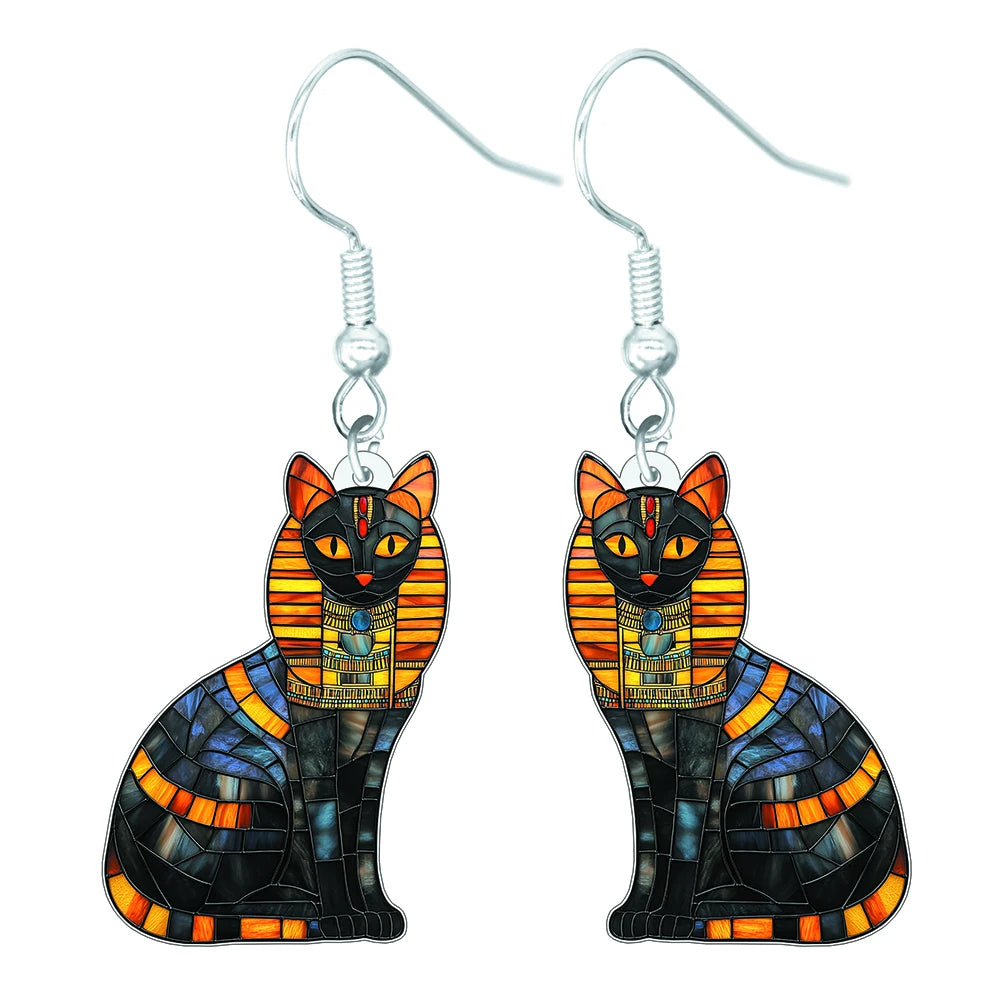 Retro Cat Earrings
