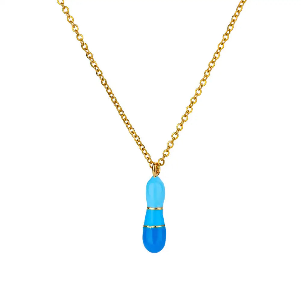 Colorful Initial Necklace