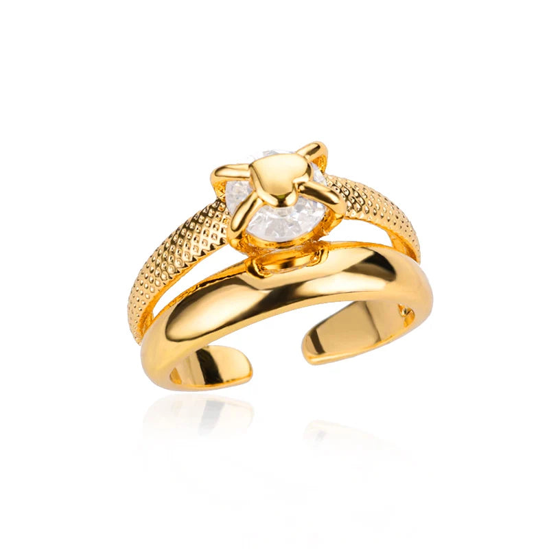 Plated Heart Ring