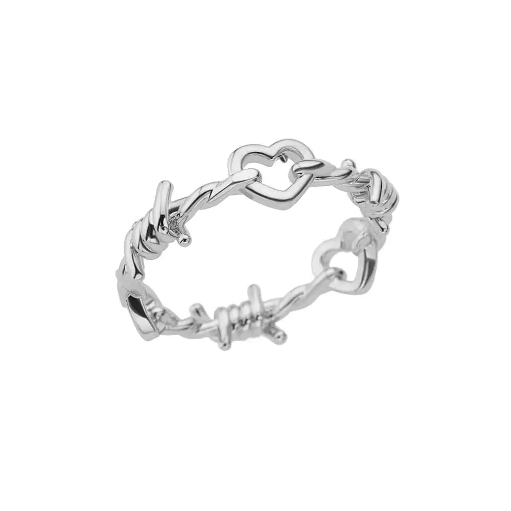 Twisted Wire Heart Ring