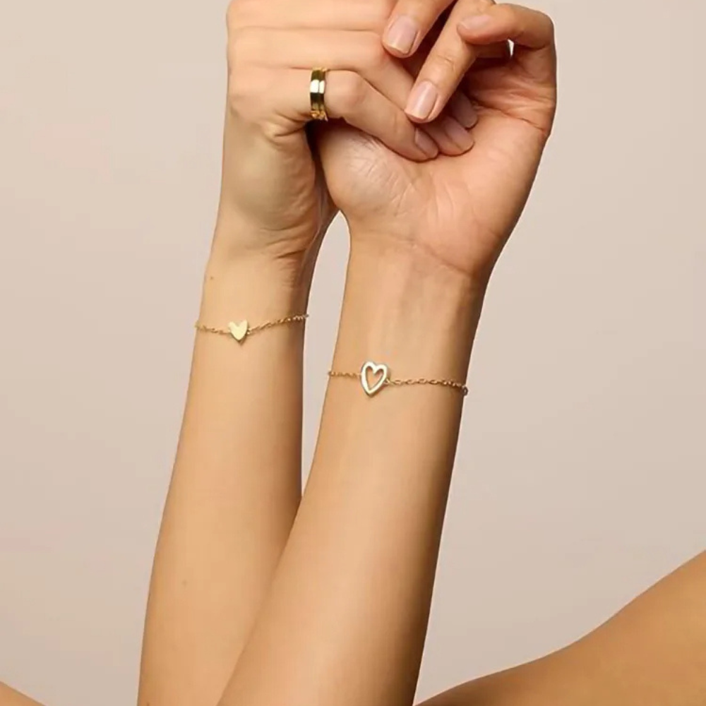 Matching Heart Bracelet