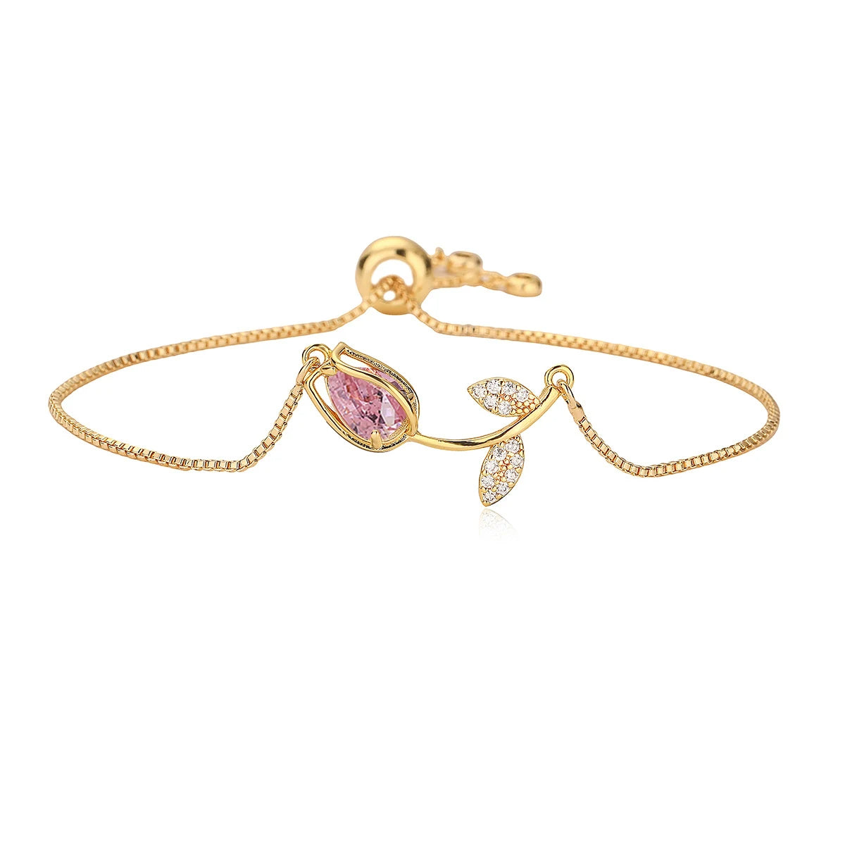 Crystal Flower Bracelet
