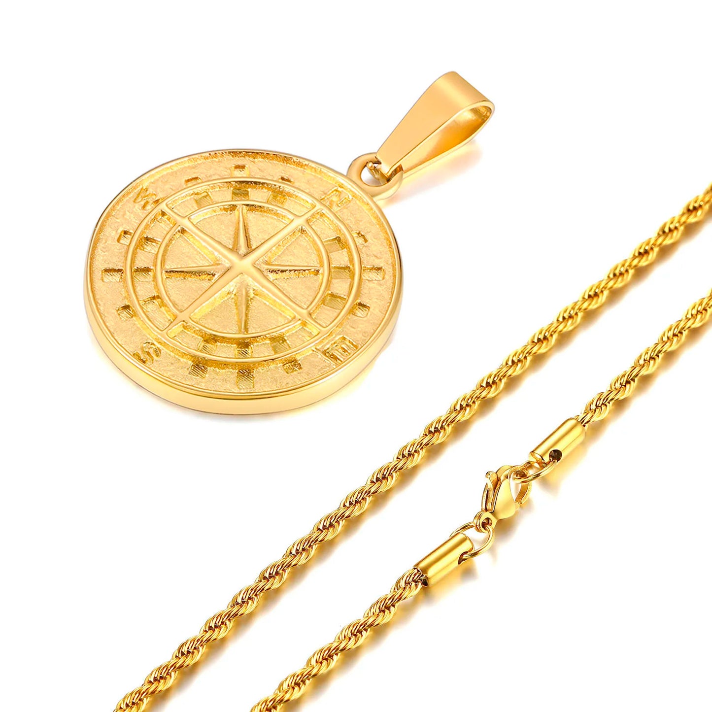 Vintage Compass Necklace