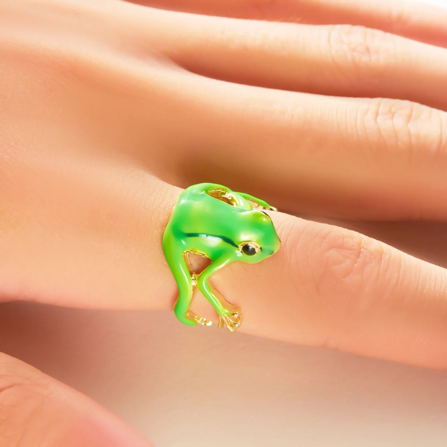 Lucky Leap Frog Ring