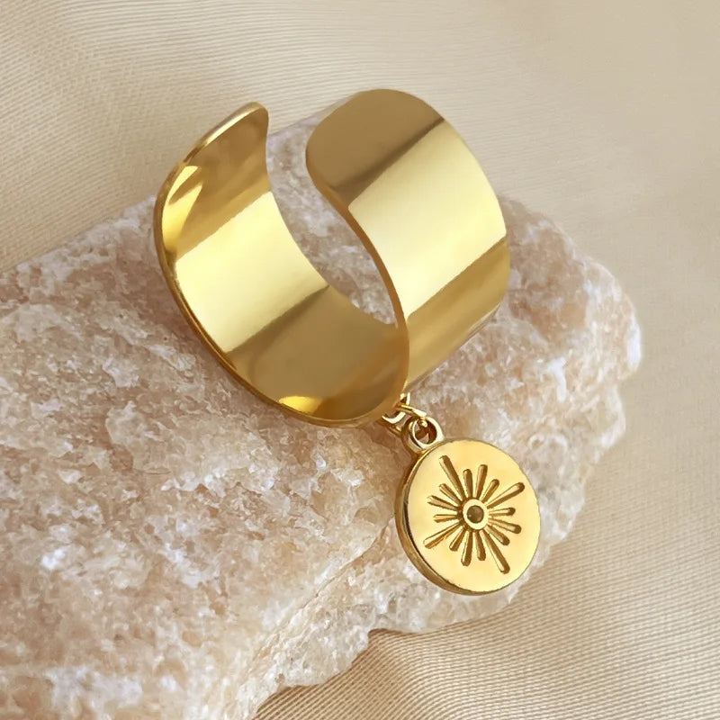 Gold Charm Ring