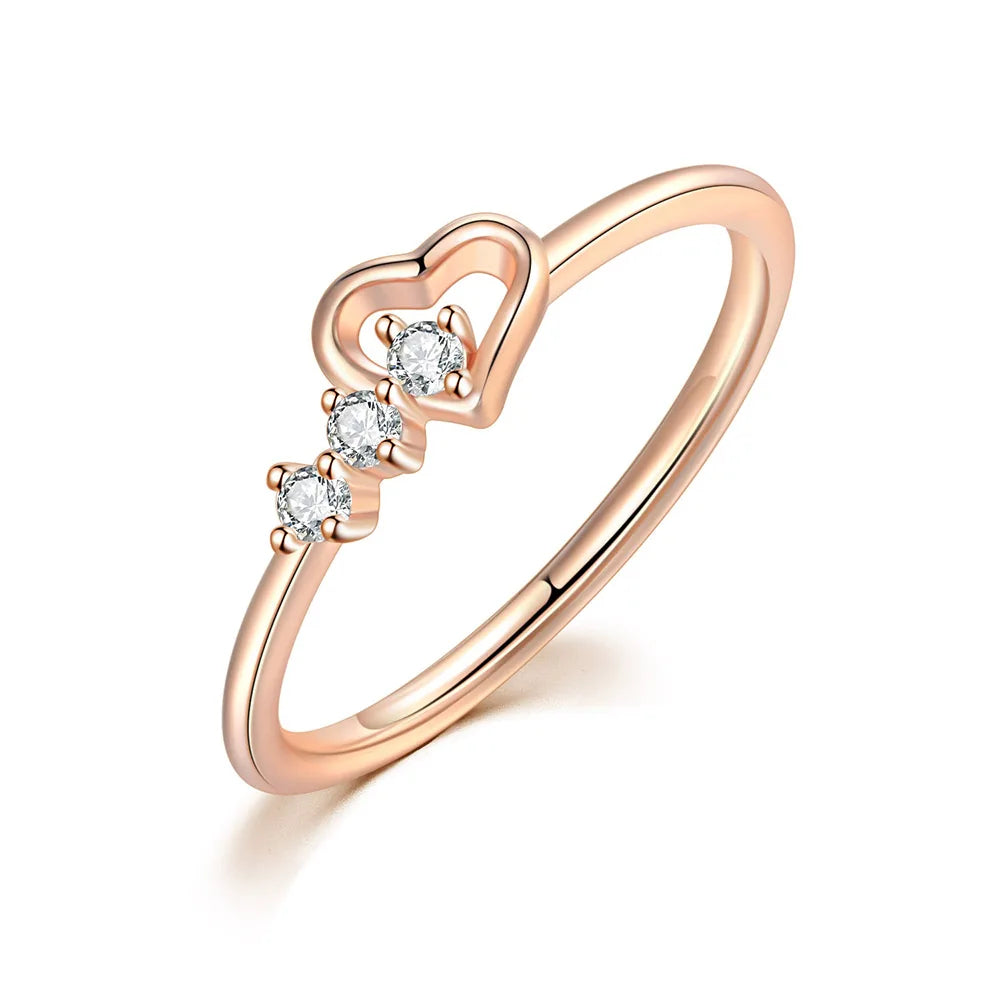 Dainty Love Heart Ring