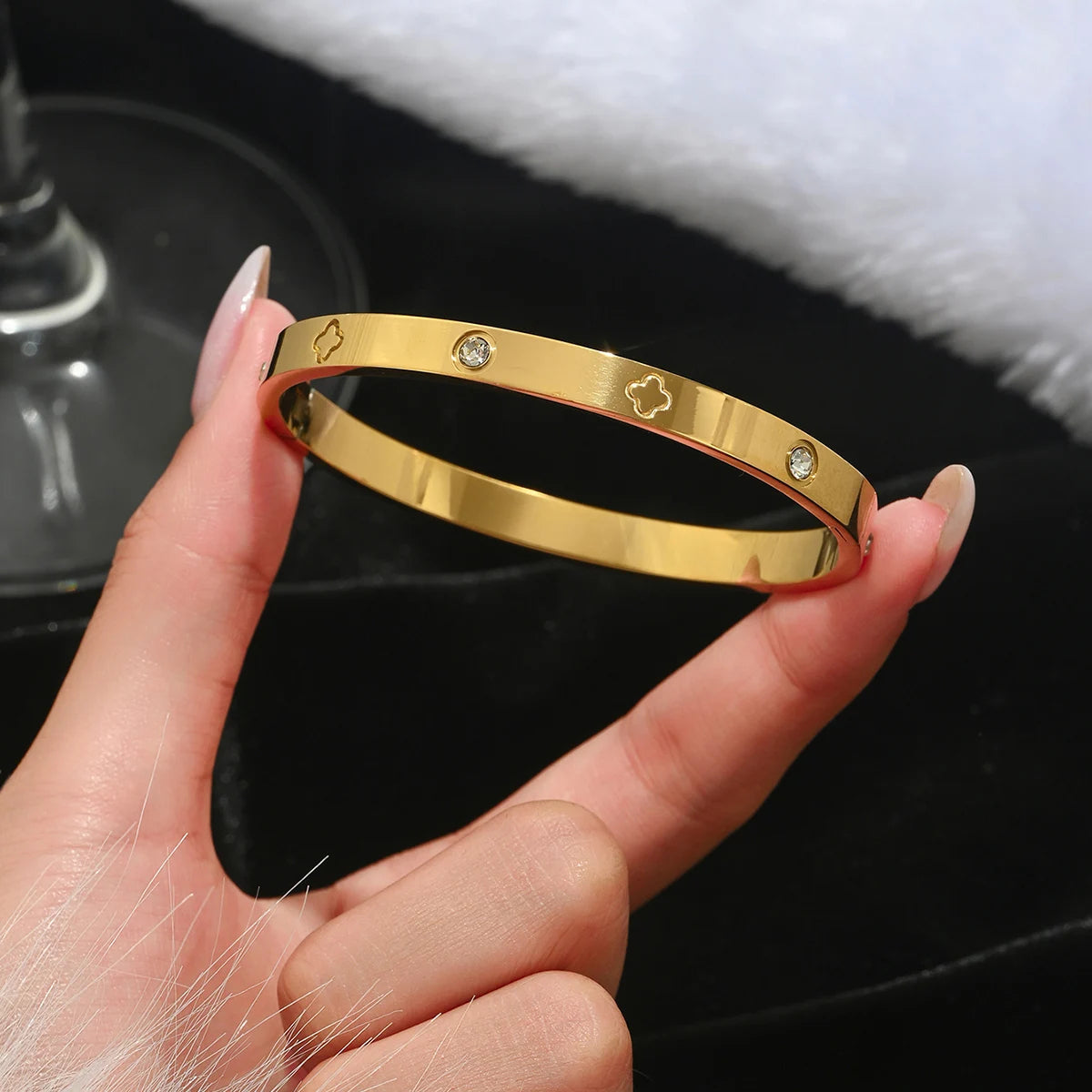 Golden Wrapped Bangle