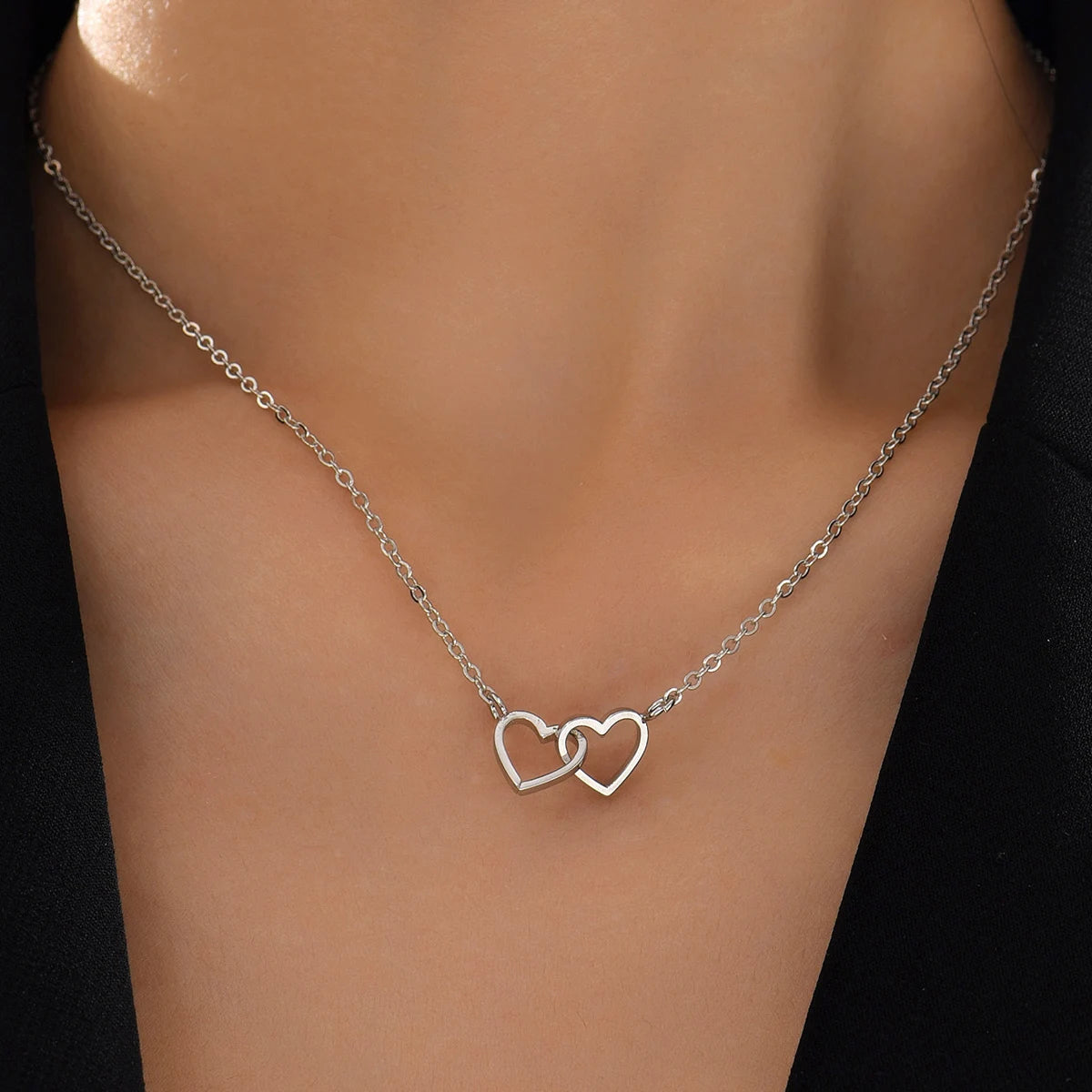 Interlocking Hearts Necklace