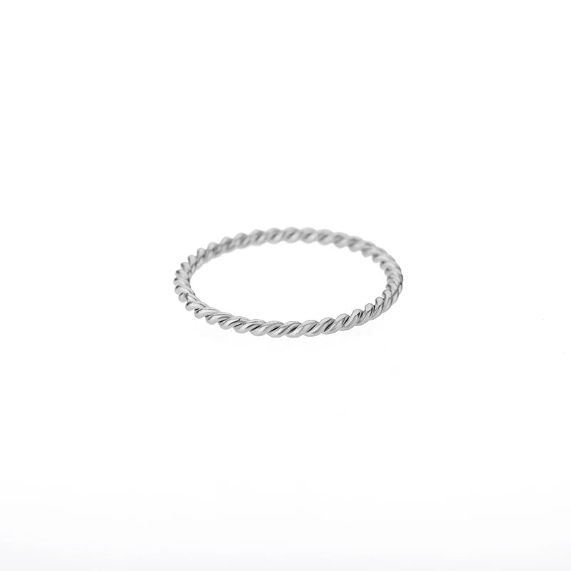 Twisted Spiral Ring