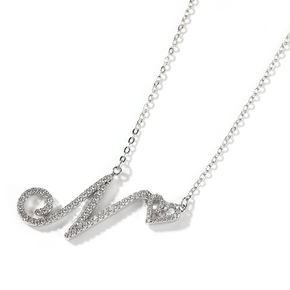 Cursive Letters Necklace