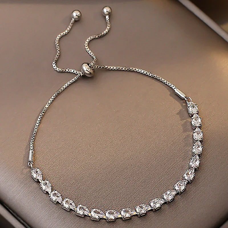 Square Rhinestone Bracelet