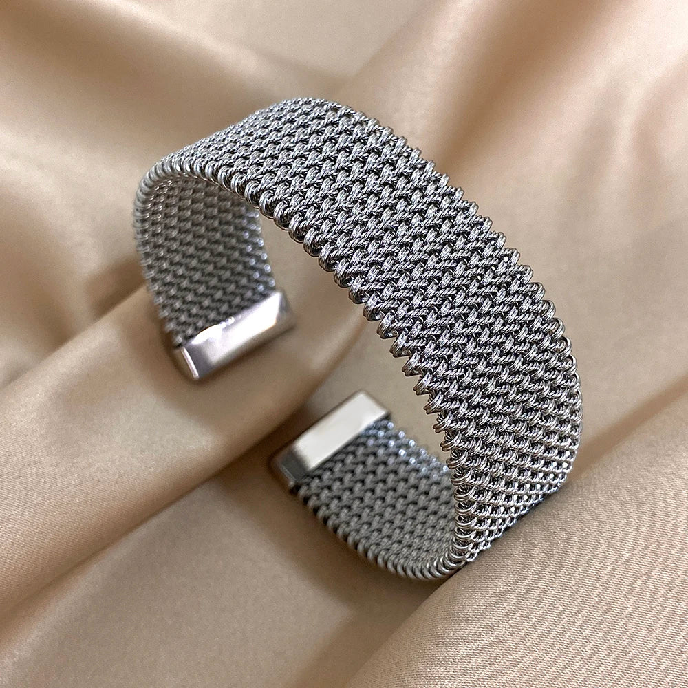 Mesh Cuff Bracelet