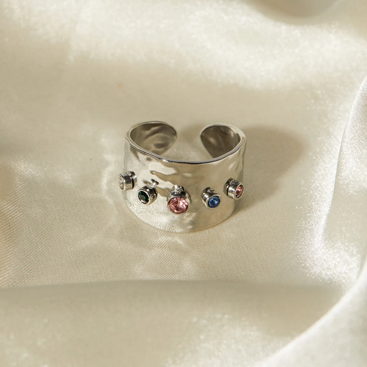 Irregular Crystal Ring
