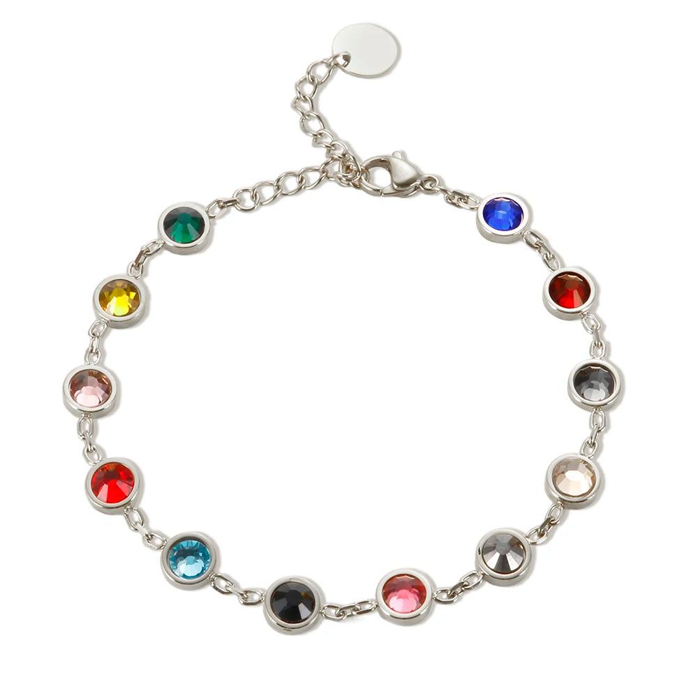 Colorful Bejeweled Bracelet