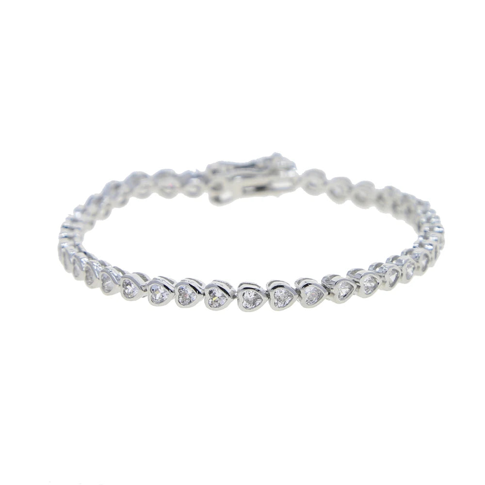 Geometric Tennis Bracelet