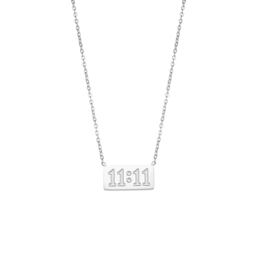 11:11 Rectangle Necklace